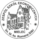 Logo Zespołu Szkół Ekonomicznych w Mielcu