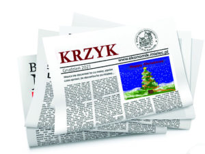 Logo szkolnej gazetki Krzyk