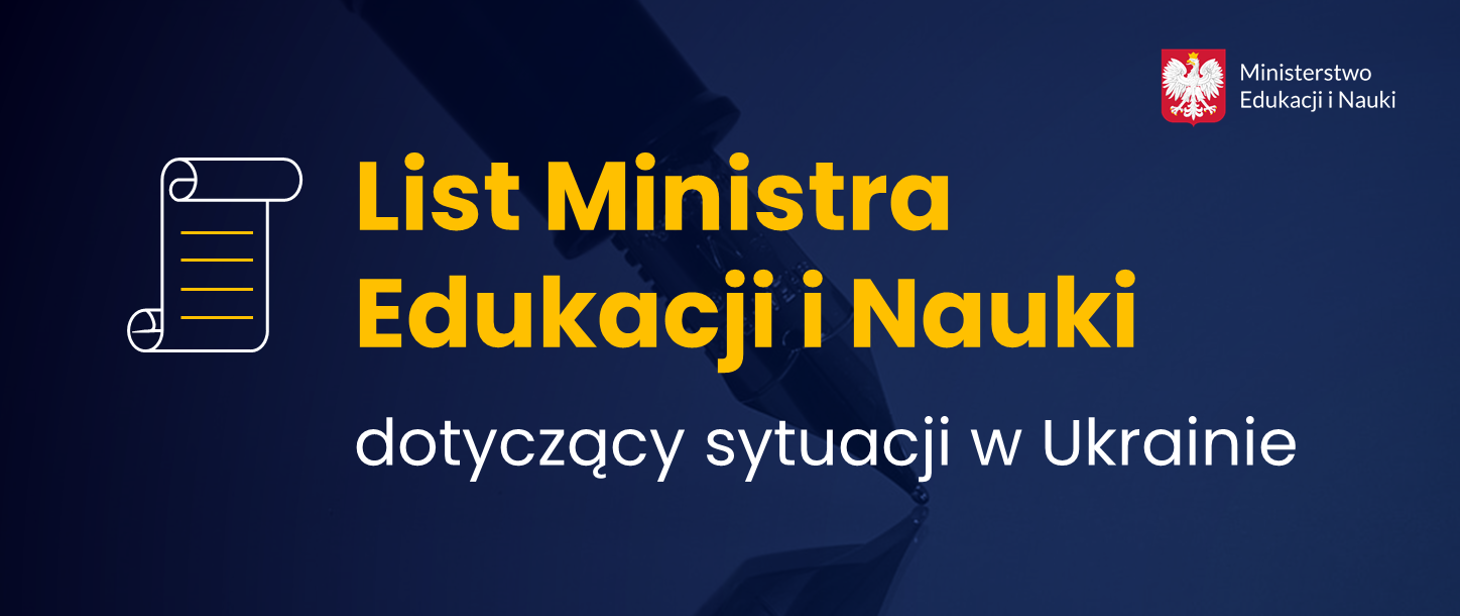 Logo do listu ministra
